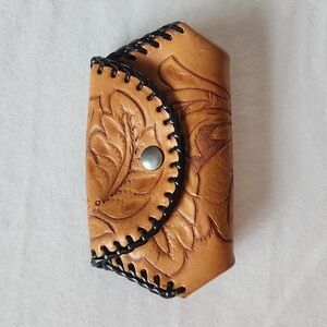 Tooled Leather Coin Purse